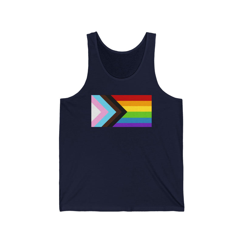 Trans/Pride Flag Unisex Jersey Tank