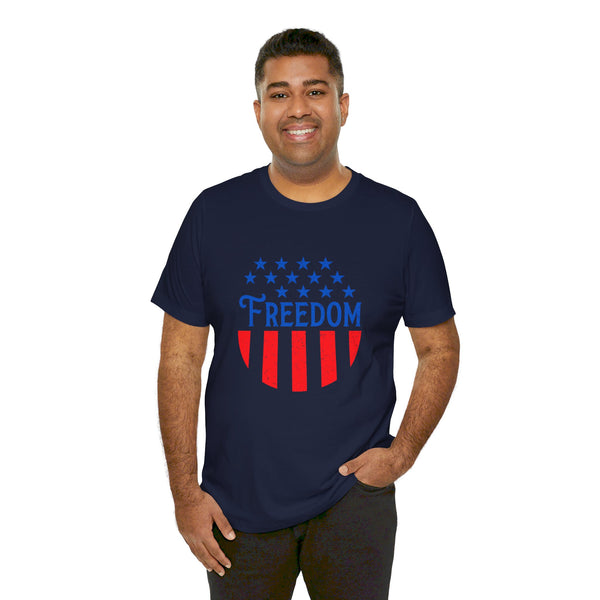 USA Freedom. Unisex comfy casual t-shirt with short sleeves.