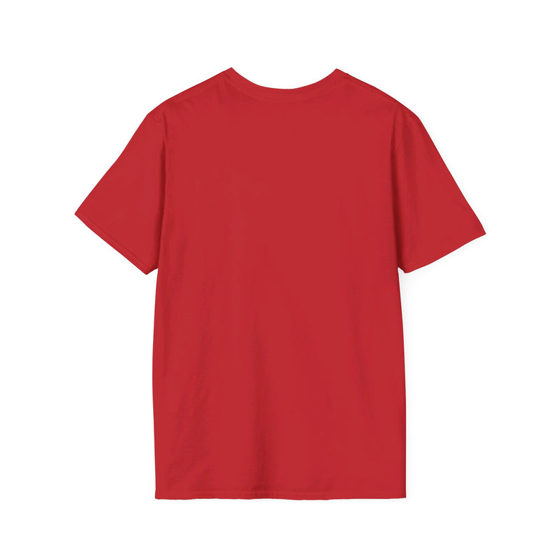 Circle Dog Watching Birds. Unisex comfy short sleeve t-shirt.