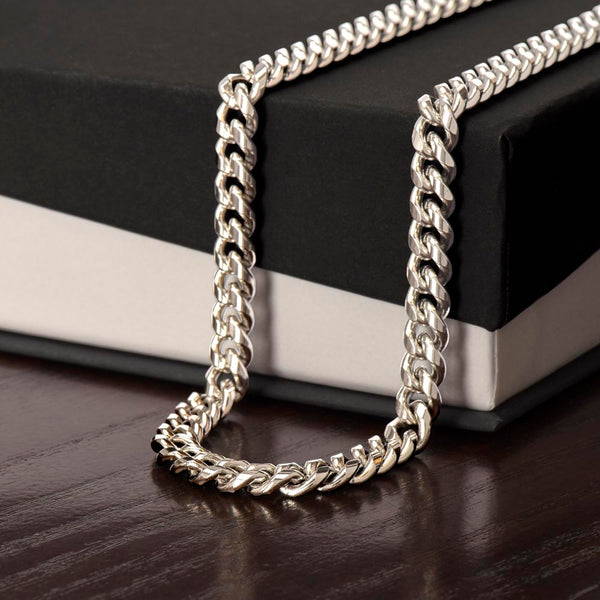 Dad, Father, Son, Graduate...Who Wouldn't Love This Handsome, Stylish Cuban Link Chain.